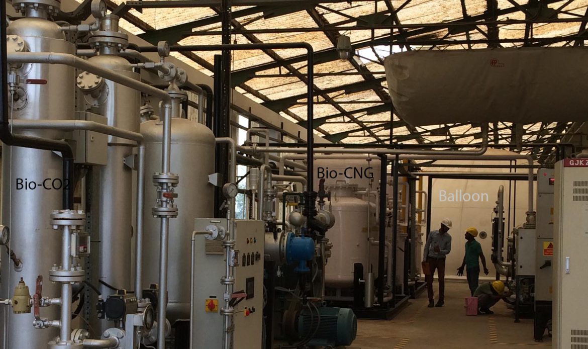 BioCNG and BioCO2 plant
